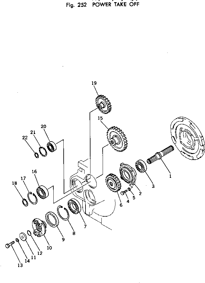 Трансмиссия в сборе (125-15-00032) KOMATSU