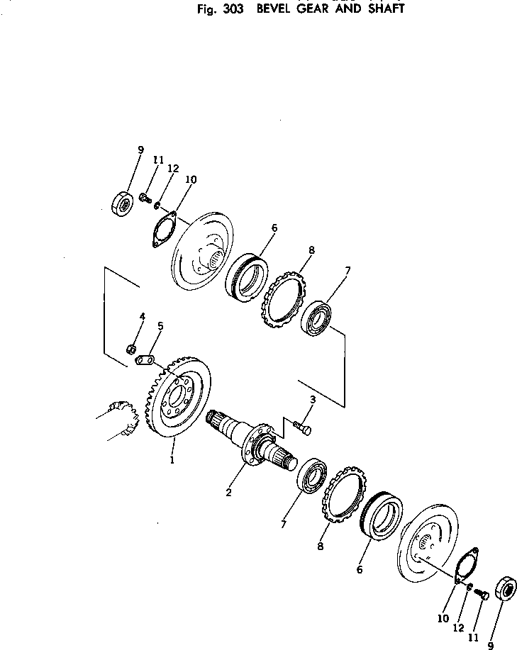 GEAR,BEVEL 124-21-32310 KOMATSU