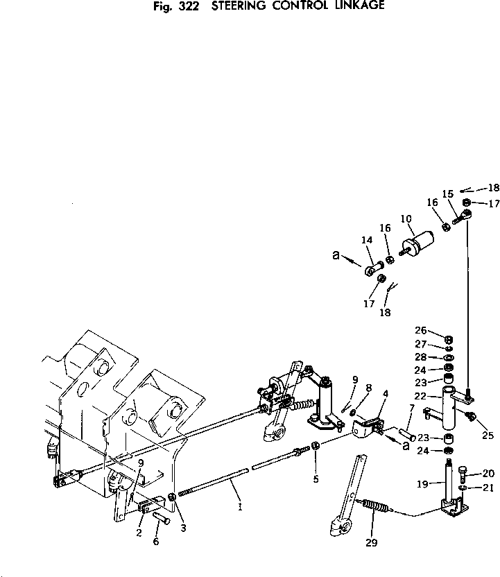 YOKE,L.H. 125-43-33871 KOMATSU