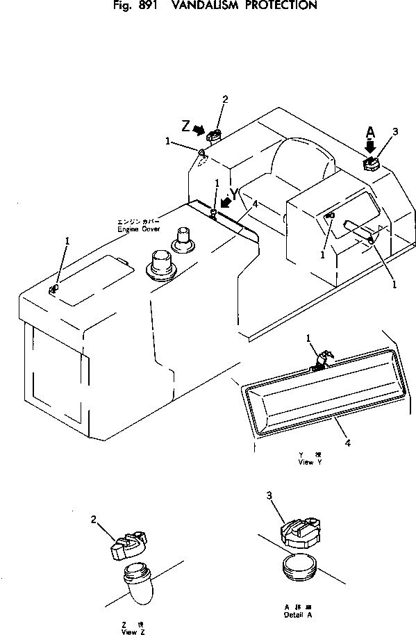 COVER,PANEL 125-06-31171 KOMATSU