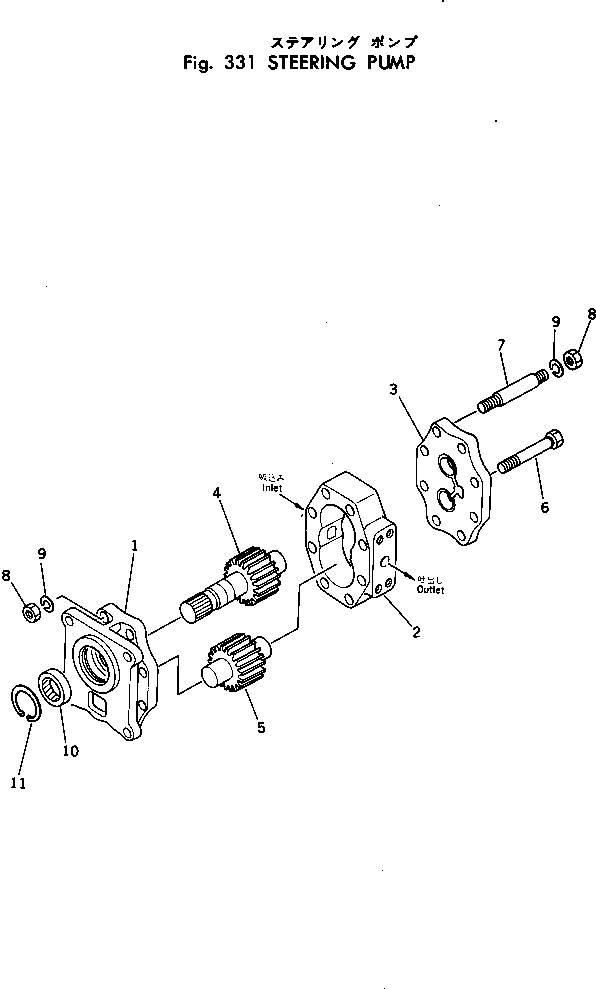 PUMP ASS'Y,(FAR125-202) 07442-72202 KOMATSU