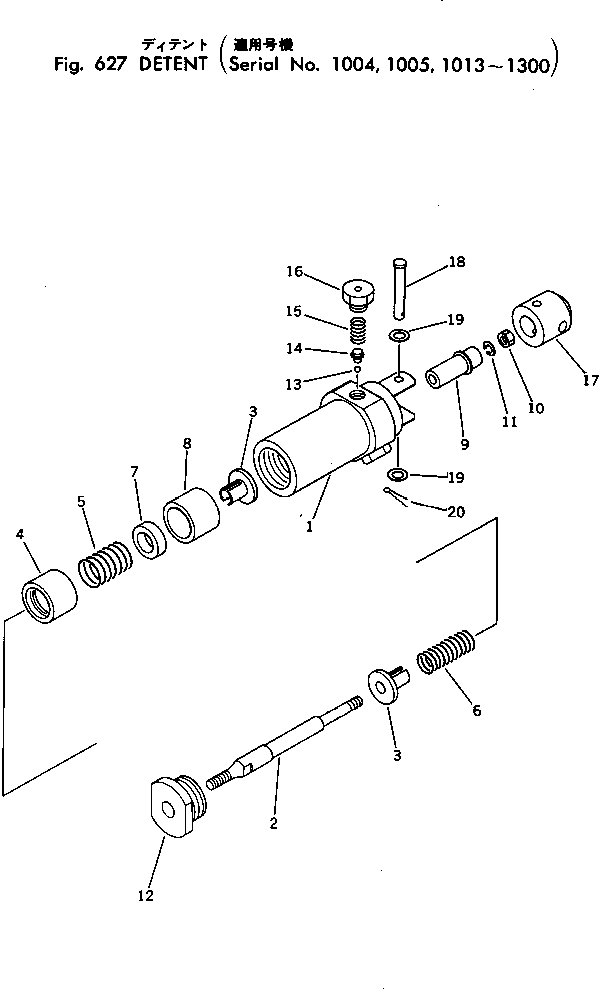 DETENT 198-60-15440 KOMATSU