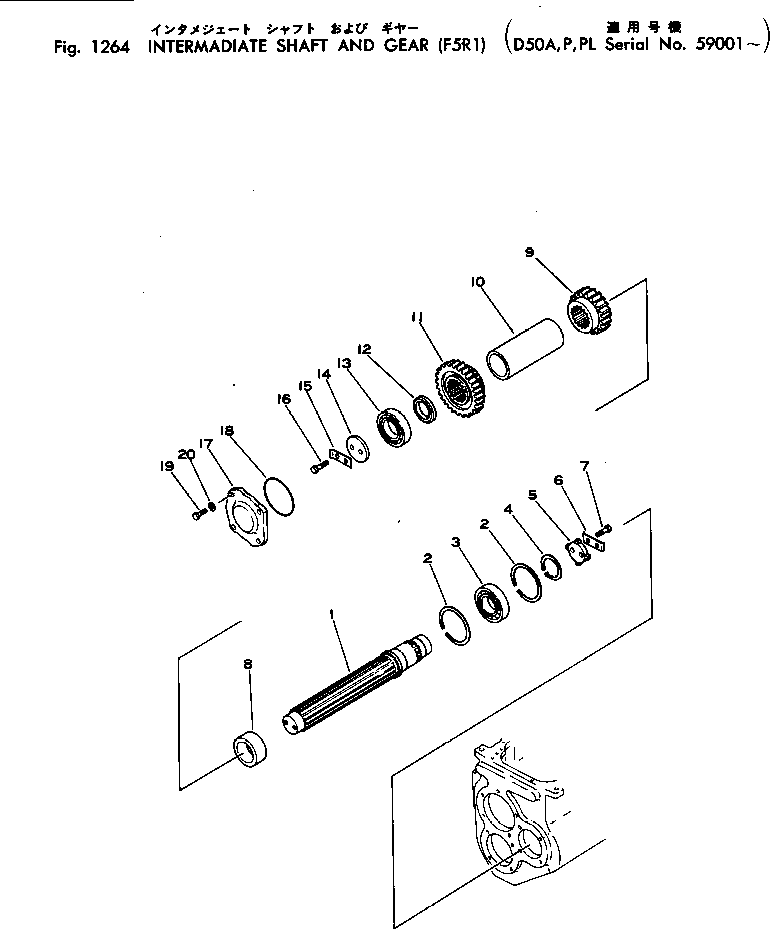 Упорное кольцо 130-14-48230 KOMATSU