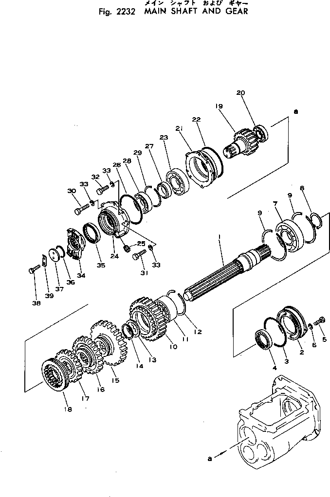 GEAR, 34 TEETH 13F-14-11110 KOMATSU