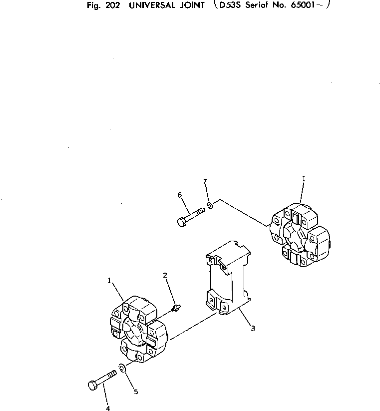 UNIVERSAL JOINT A. 135-14-25101 KOMATSU
