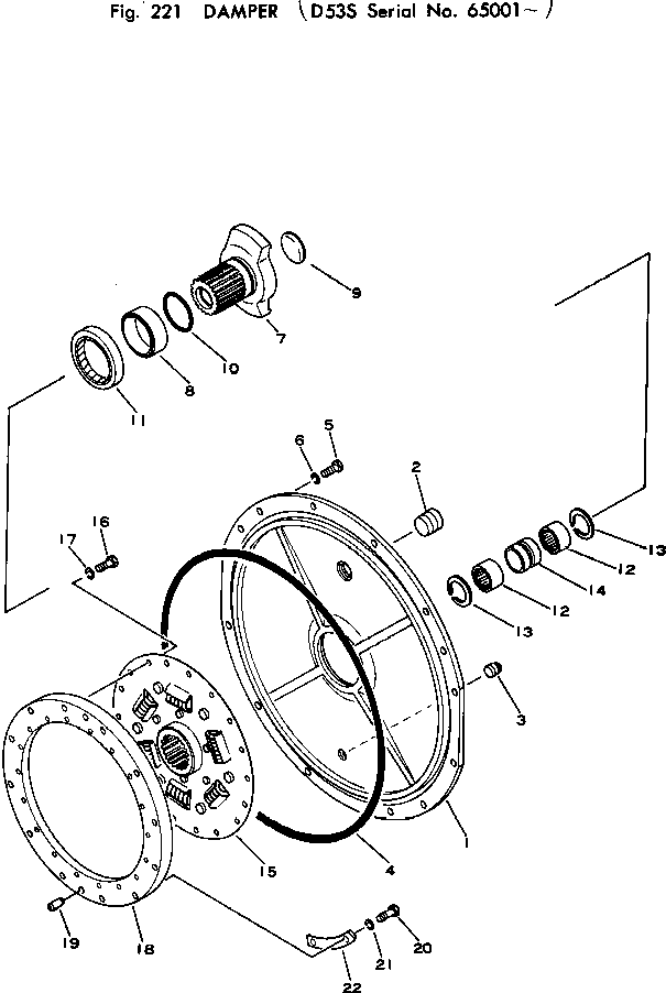 Фланец 135-12-31130 KOMATSU