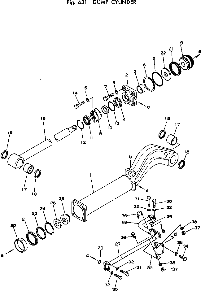 CYLINDER,L.H. 131-63-32142 KOMATSU