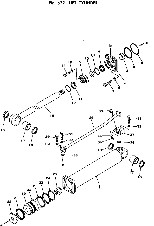 CYLINDER,L.H. 131-63-22142 KOMATSU