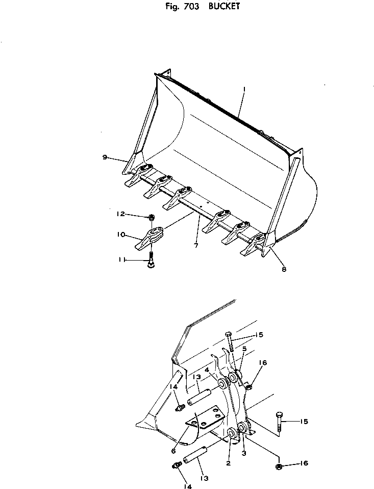 EDGE ASS'Y (WELDED) 131-70-63210 KOMATSU
