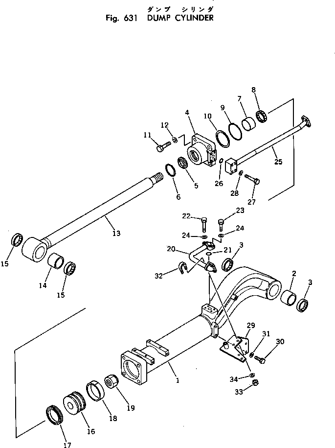 Трубка правая 131-63-32293 KOMATSU
