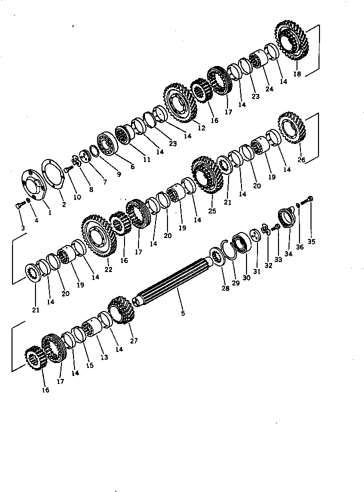 Шестерня 144-14-17360 KOMATSU