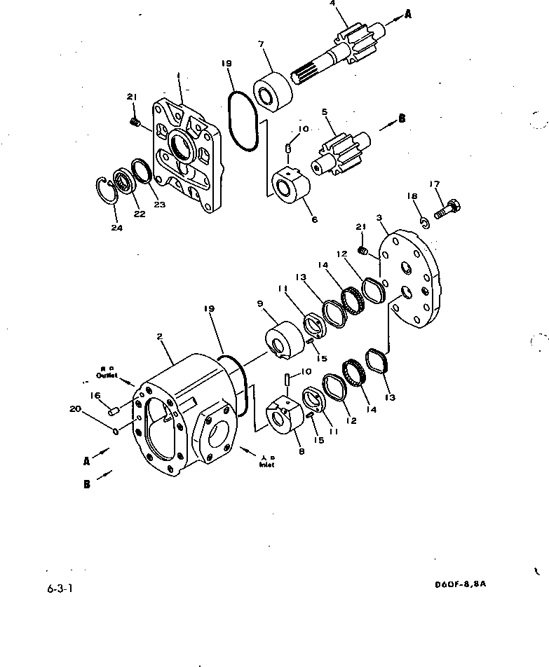 Опорное кольцо (\7\704-17-03440) KOMATSU