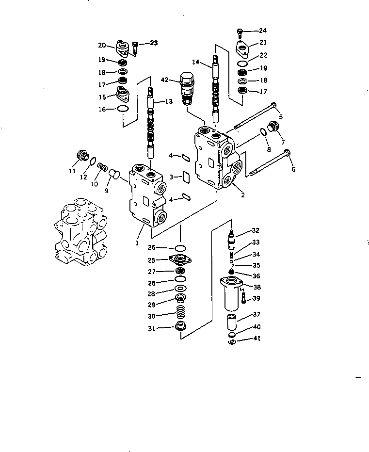 CONTROL VALVE A. 600-84-49000 KOMATSU