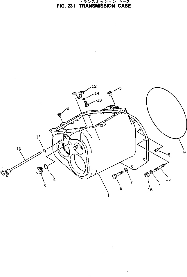 TRANSMISSION ASS'Y,(FOR D60PL) 14F-14-00300 KOMATSU