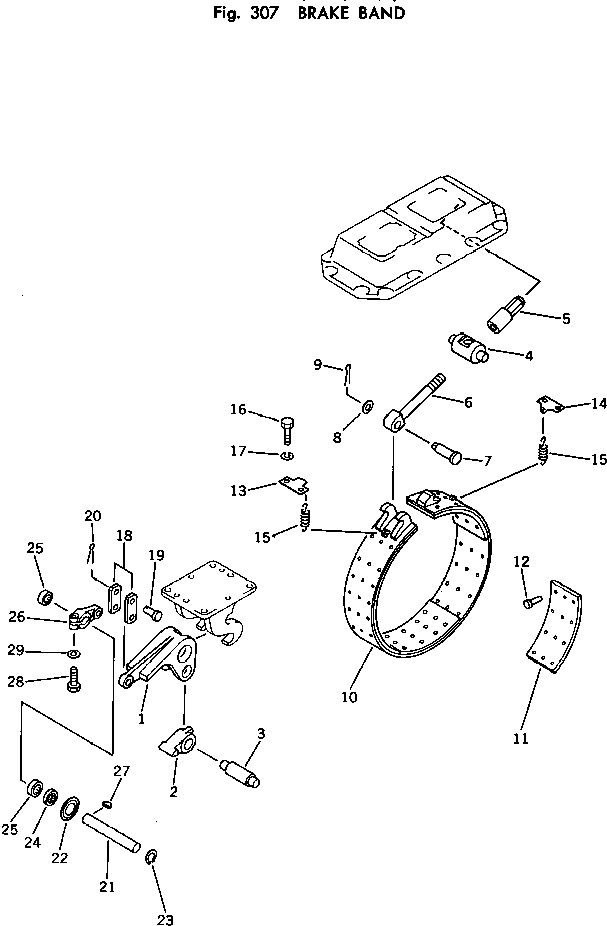 фрикционная накладка 135-33-11331 KOMATSU