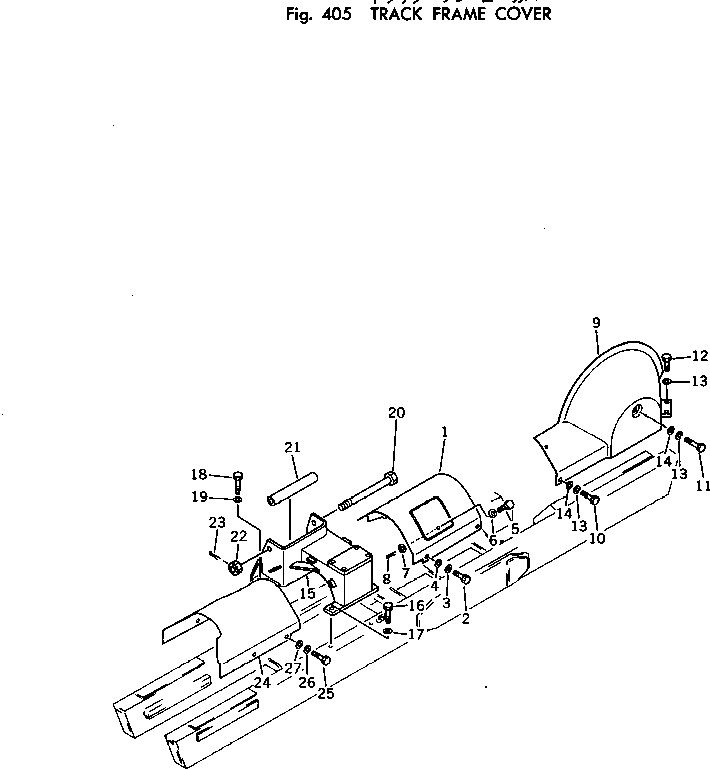 Крышка левая 141-30-37210 KOMATSU