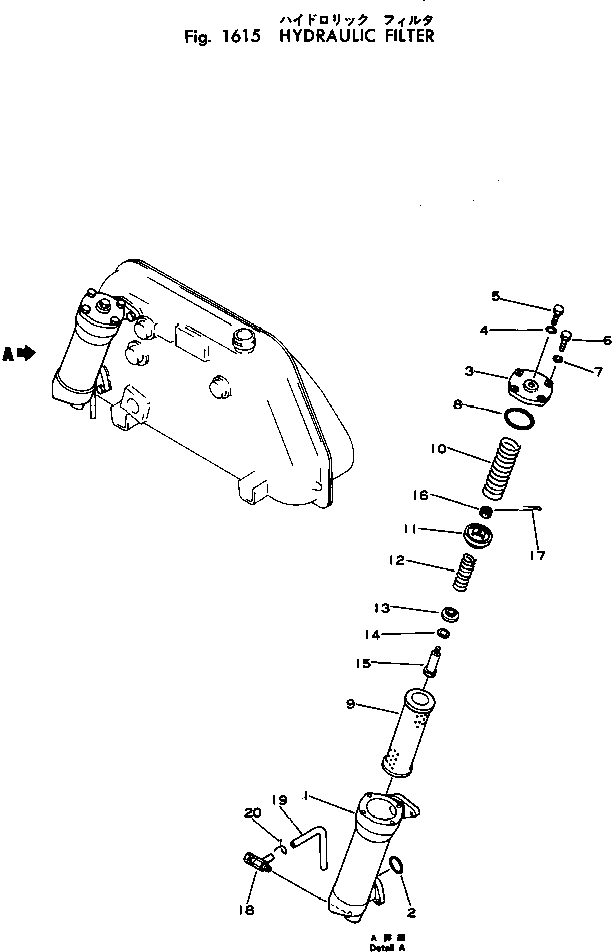 фильтр в сборе 144-60-00033 KOMATSU