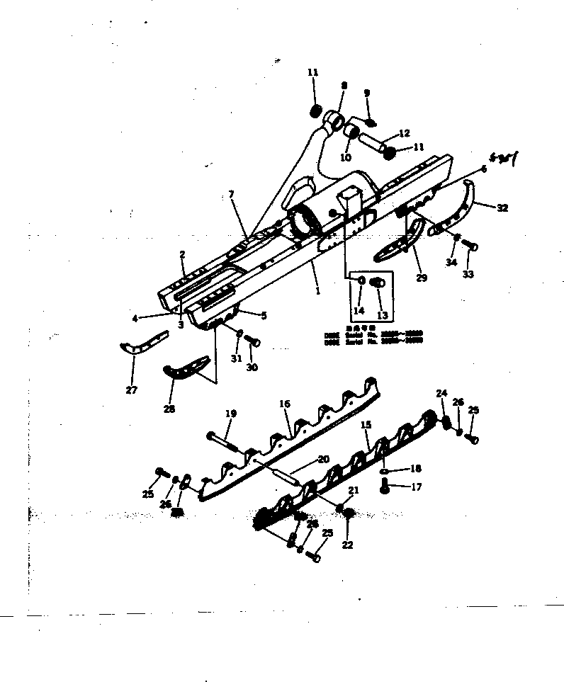 TRACK FRAME ASS,L.H. 144-871-0010 KOMATSU