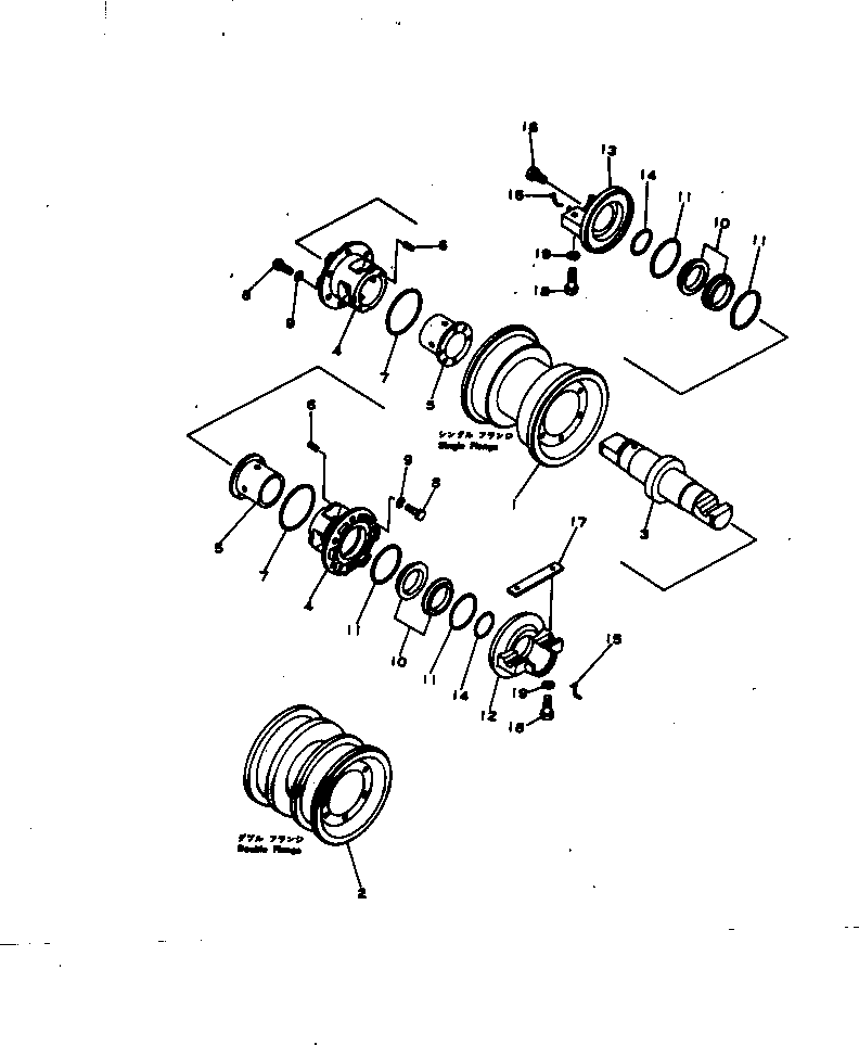 Упорное кольцо 141-30-36331 KOMATSU
