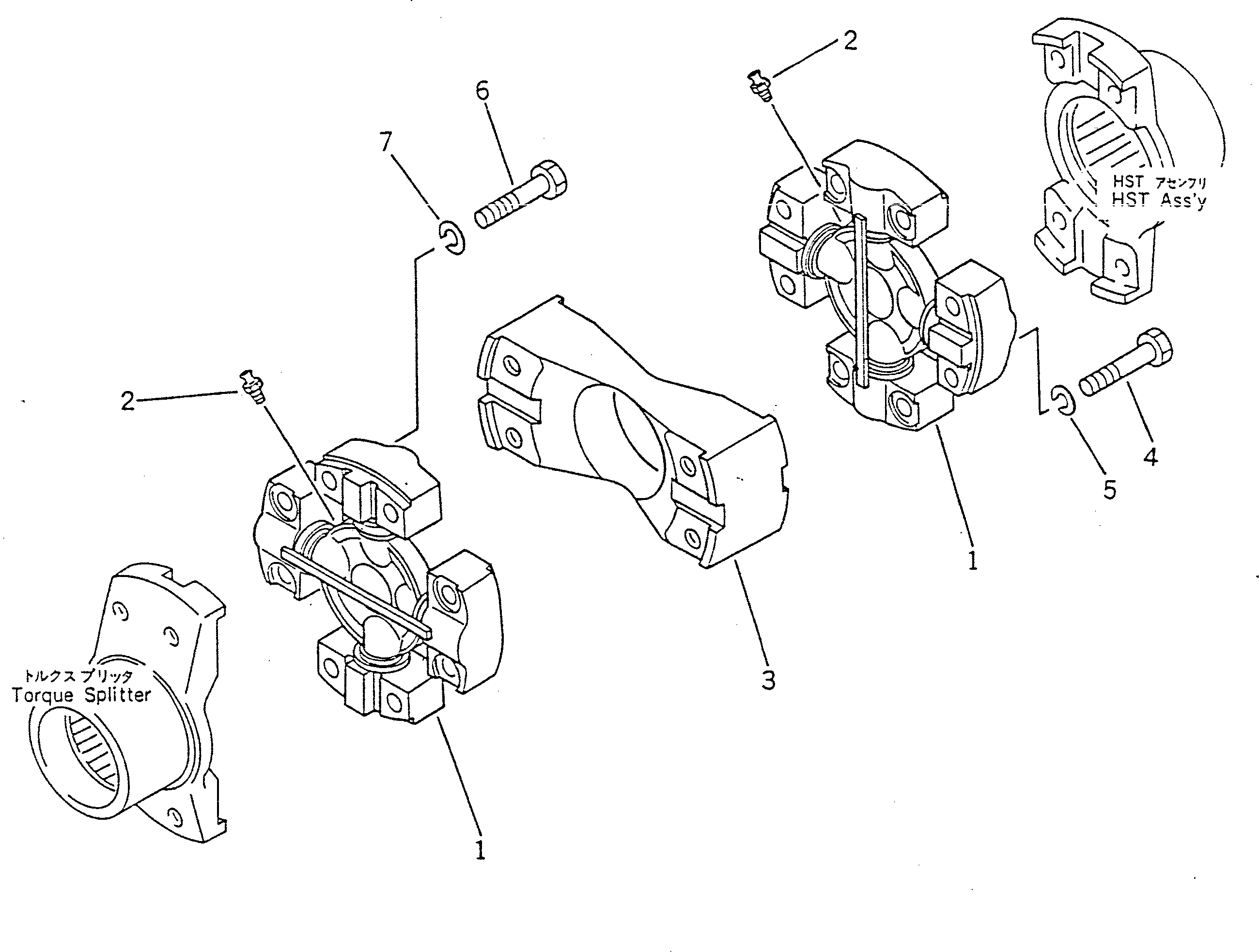 UNIVERSAL JOINT A. 144-15-17101 KOMATSU