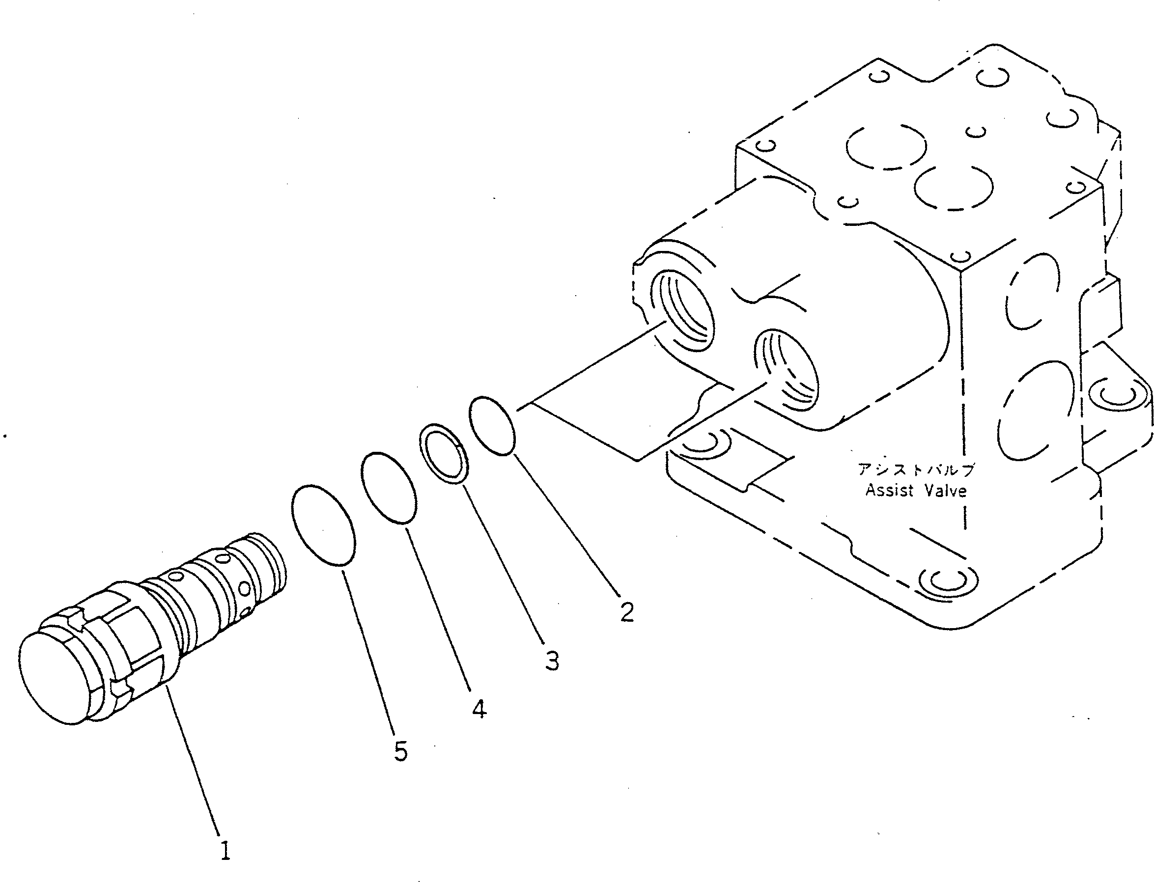 VALVE ASS'Y,HIGH PRESSURE 720-68-15500 KOMATSU