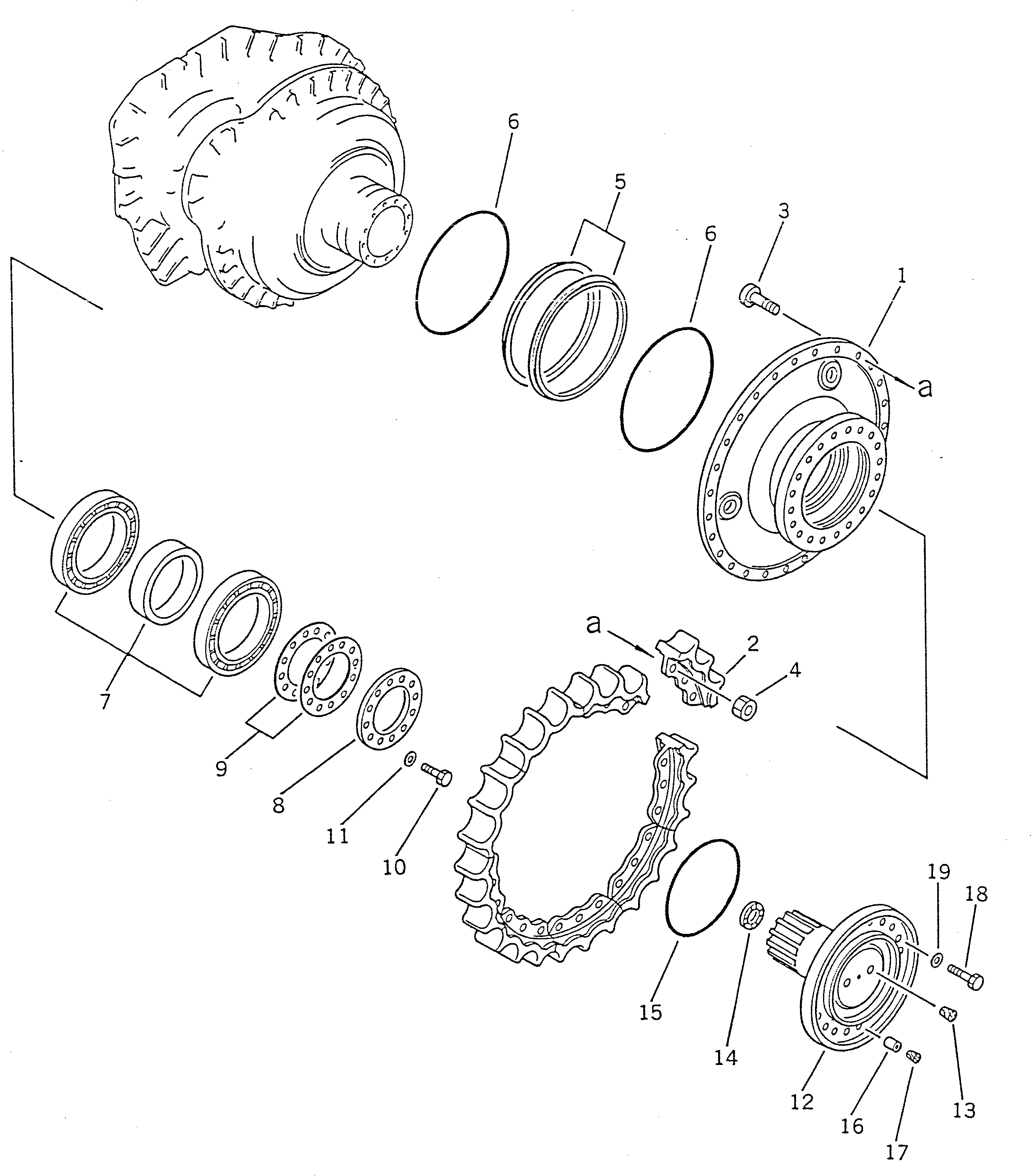 Комплект регулировочных прокладок 142-27-05010 KOMATSU