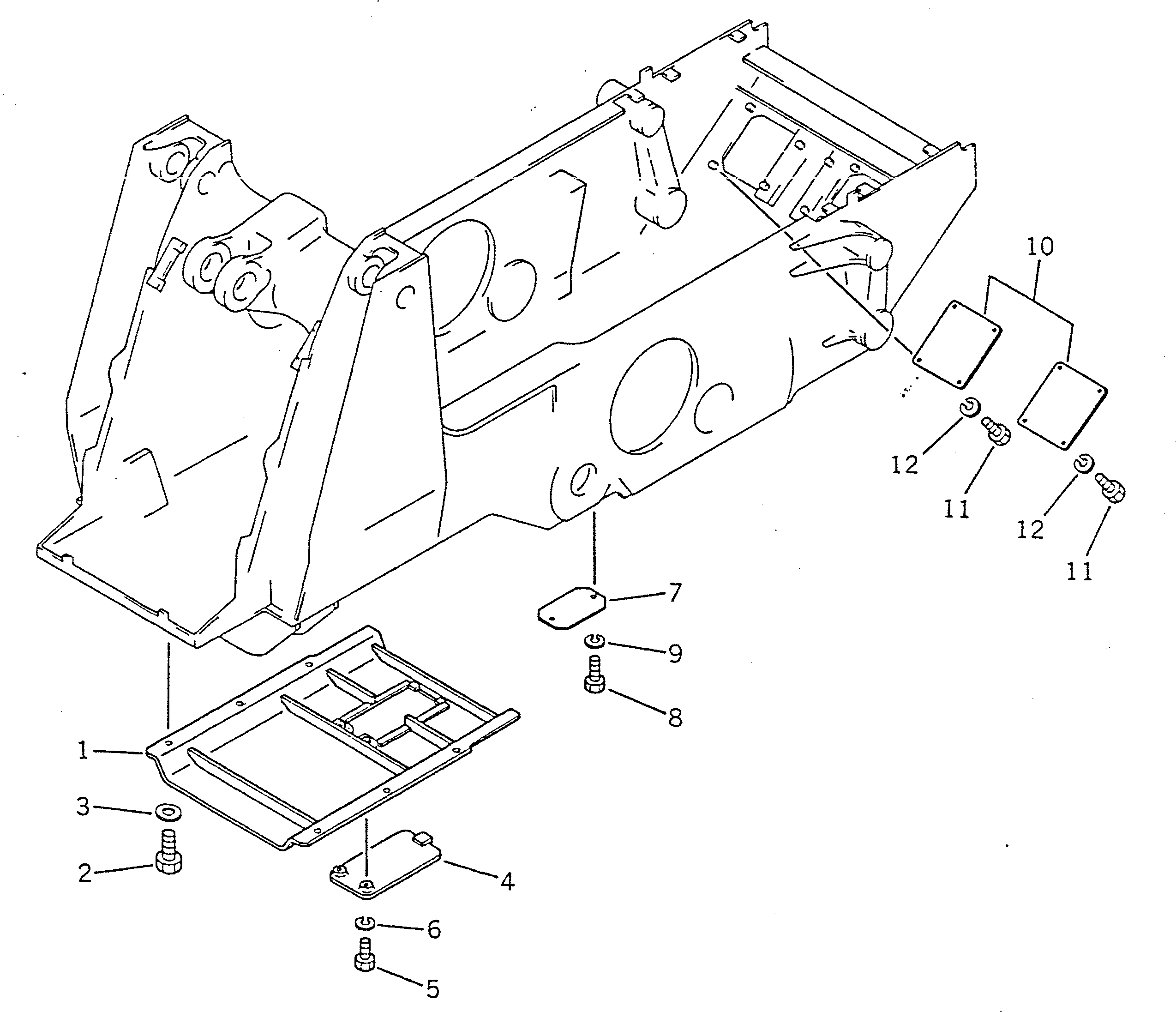 COVER,(REINFORCED TYPE) 142-54-15230 KOMATSU