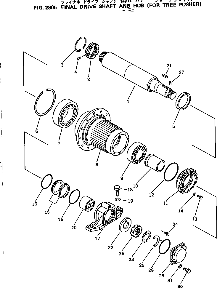 Подшипник 144-27-62310 KOMATSU
