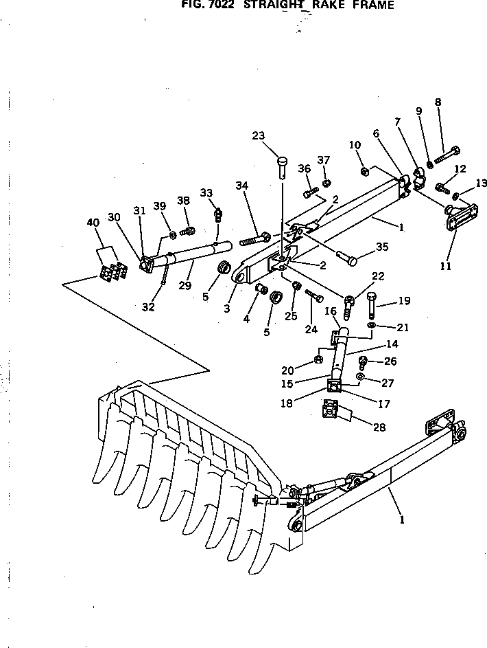 FRAME ASS'Y,L.H. 144-871-0500 KOMATSU