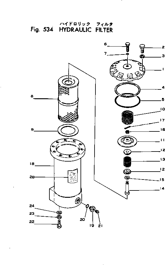 Предупреждающая табличка 141-60-18521 KOMATSU