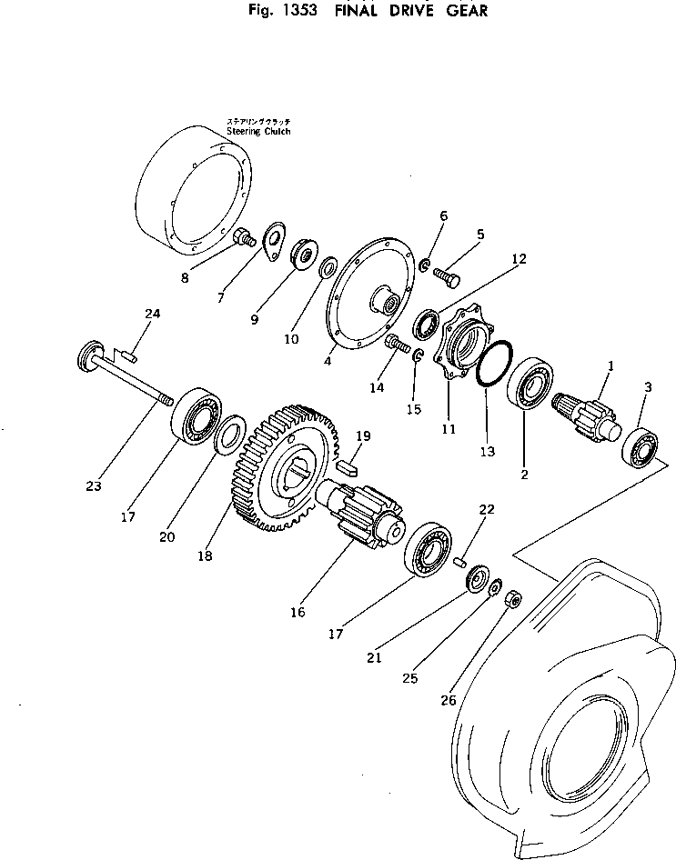 PINION,FIRST (\2\145-27-41210) KOMATSU