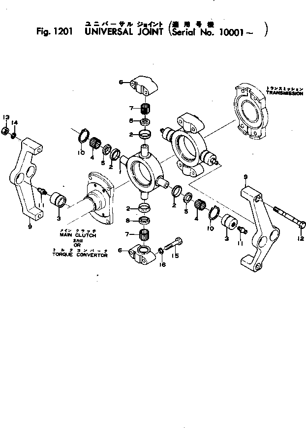 BEARING ASS'Y 150-11-00340 KOMATSU