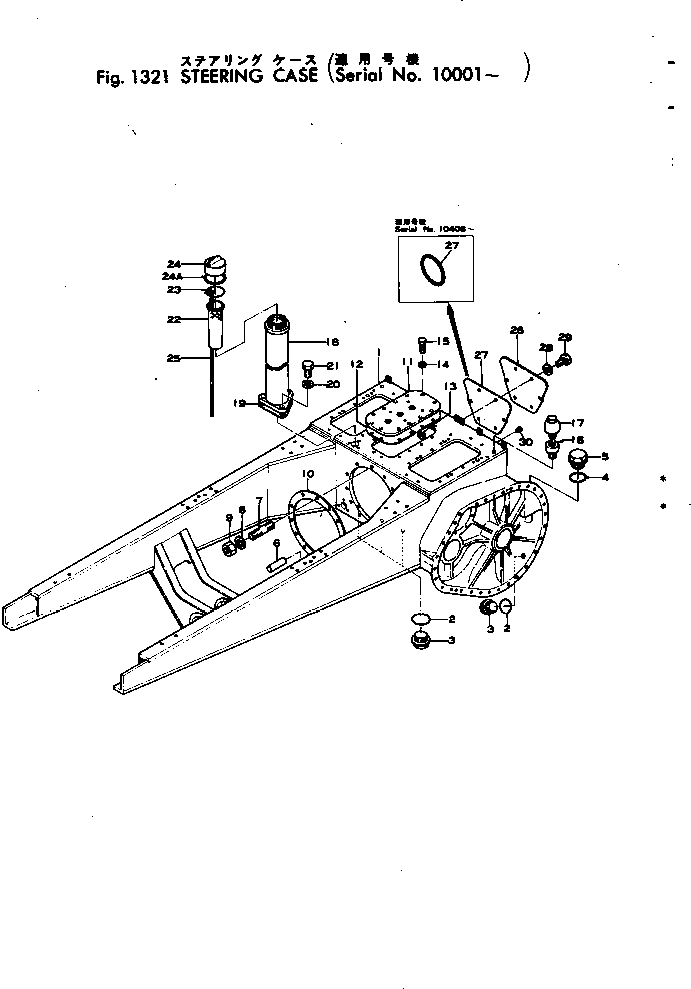 Пробка 07040-03618 KOMATSU