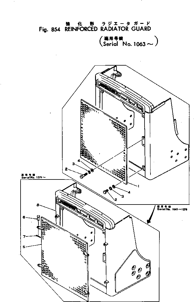 MASK 155-54-18110 KOMATSU
