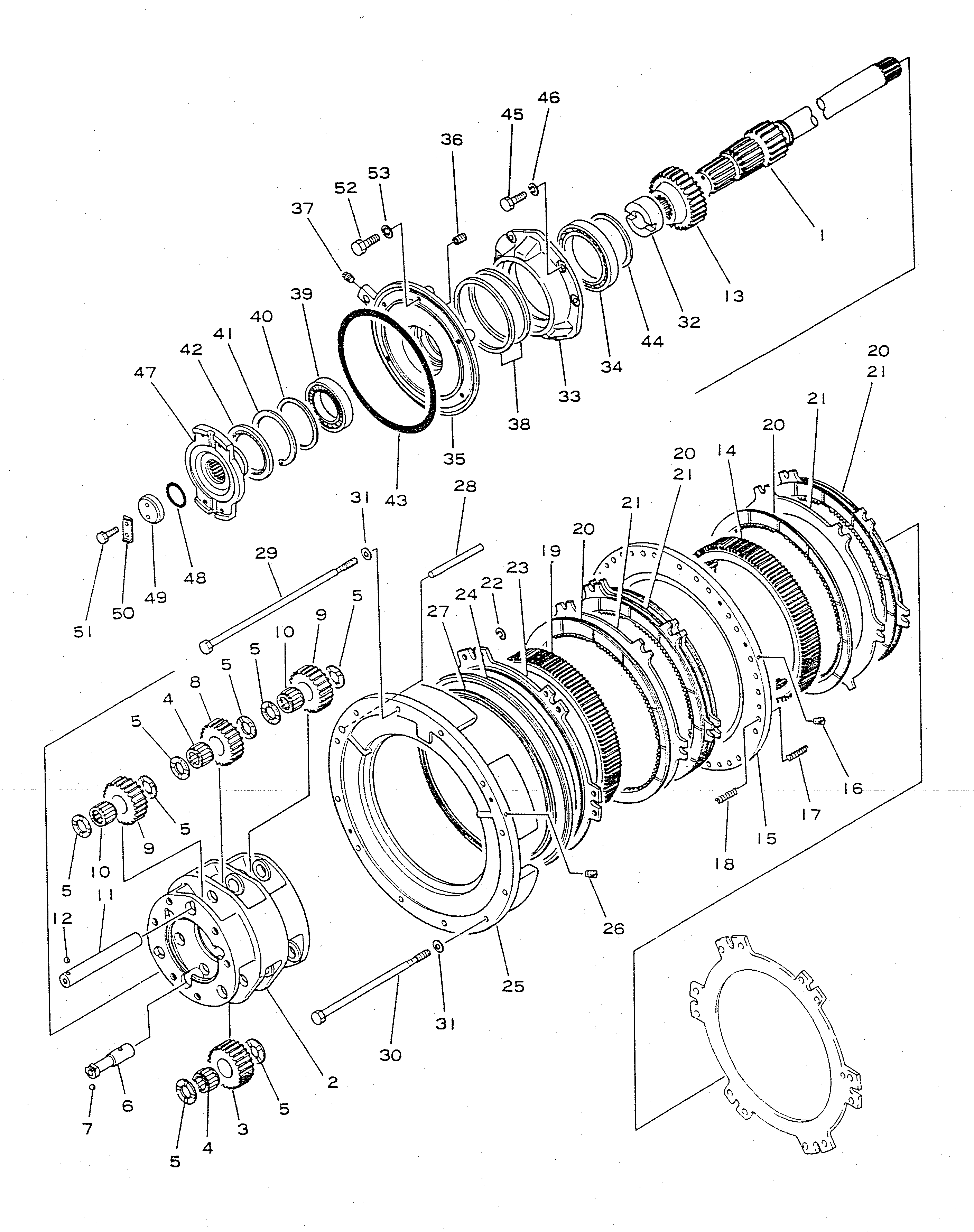 Трансмиссия в сборе (155-15-00225) KOMATSU