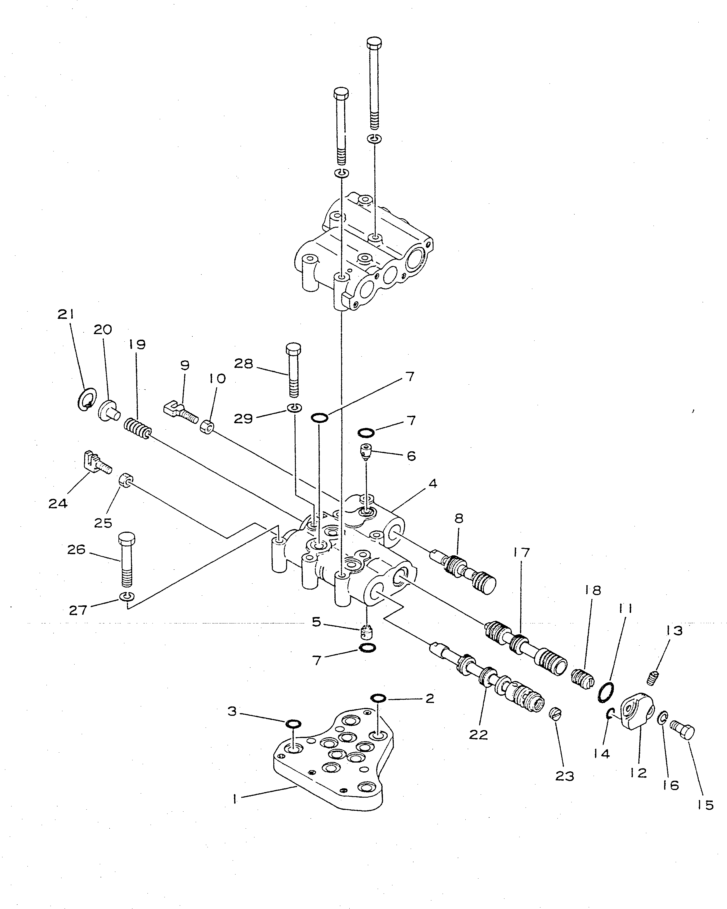 CONTROL VALVE A. 154-15-00142 KOMATSU