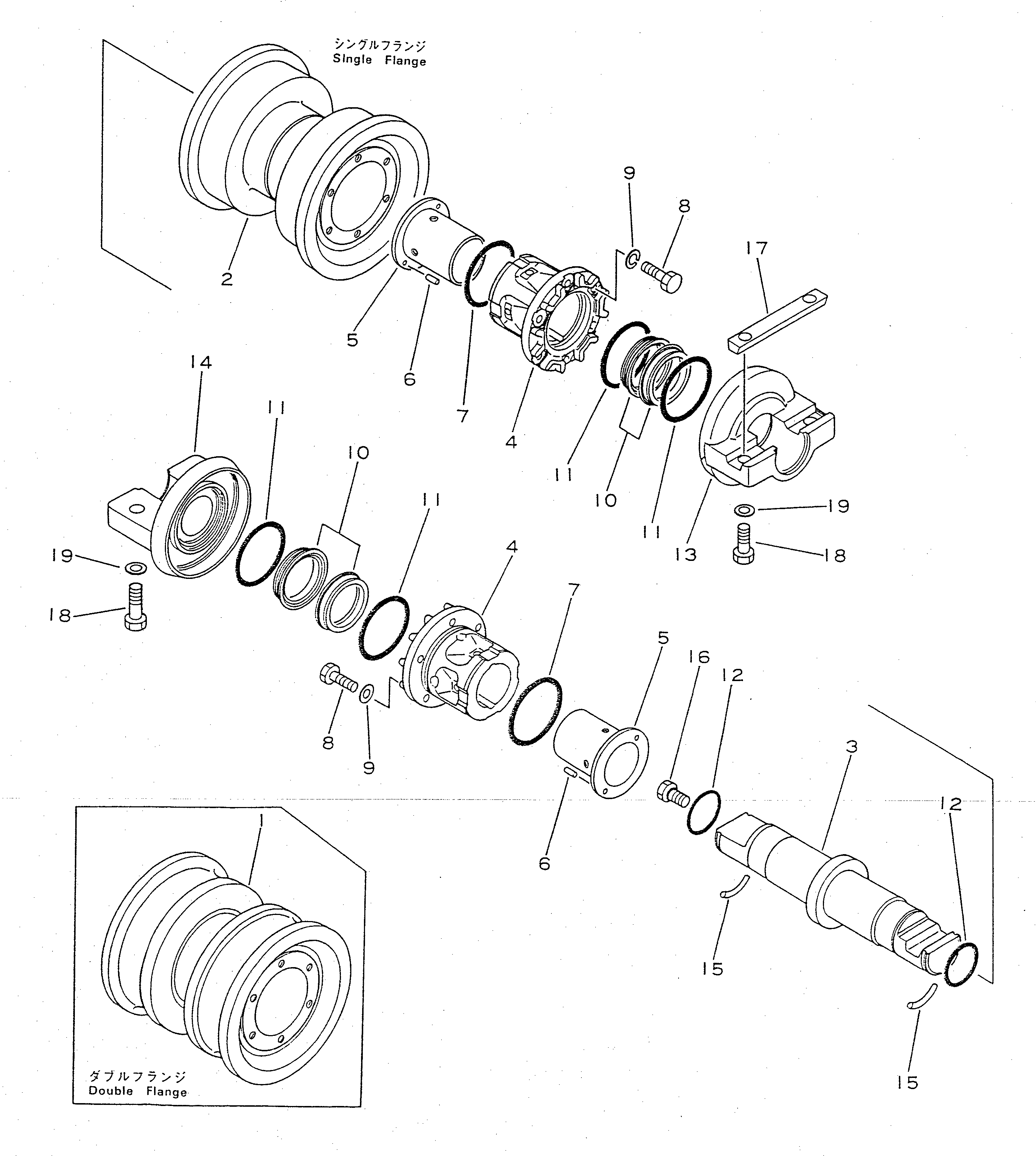 Плавающее торцевое уплотнение в сборе 154-30-00833 KOMATSU