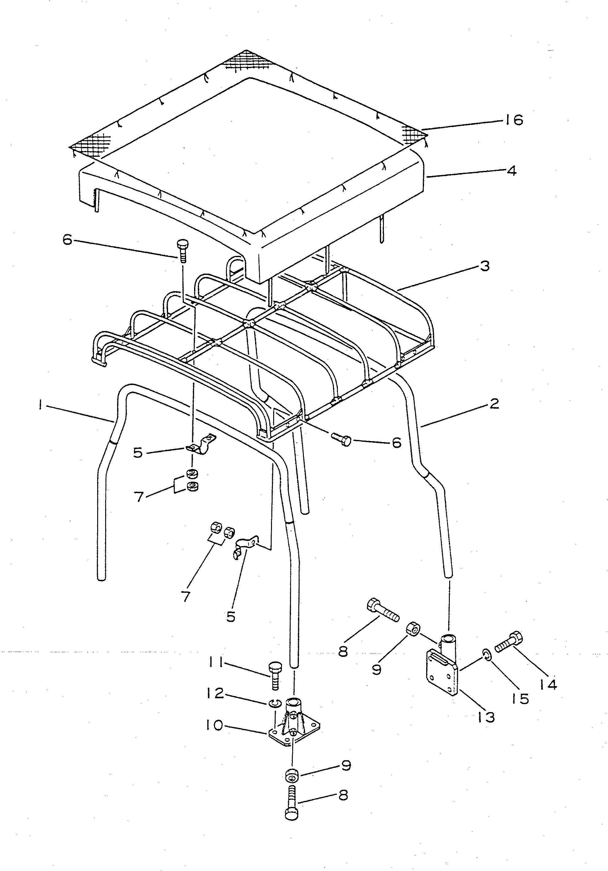 CANOPY ASS'Y,(FOR SLAG HANDLING) 155-906-0023 KOMATSU