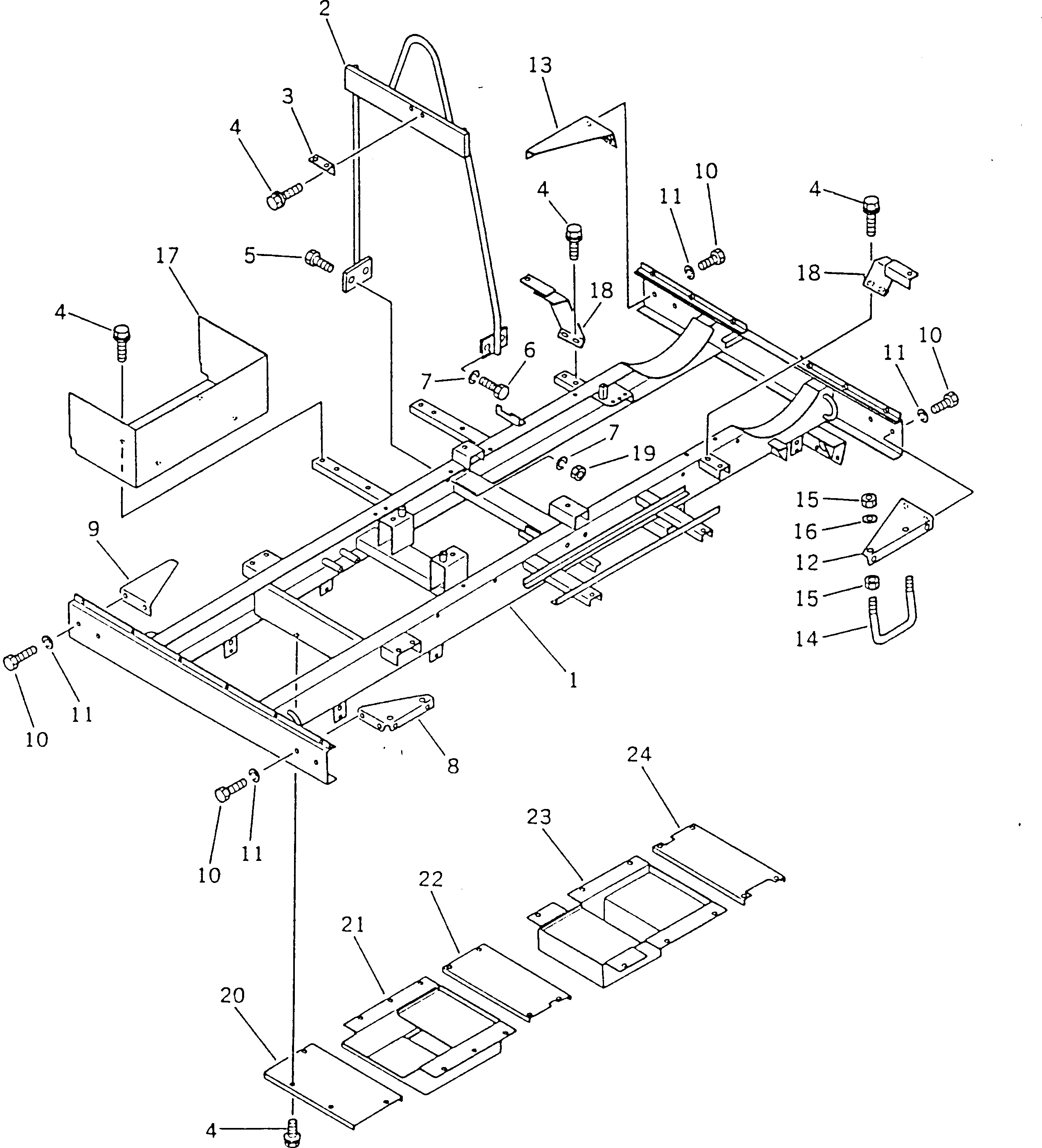 COVER,UNDER M721095506870 KOMATSU