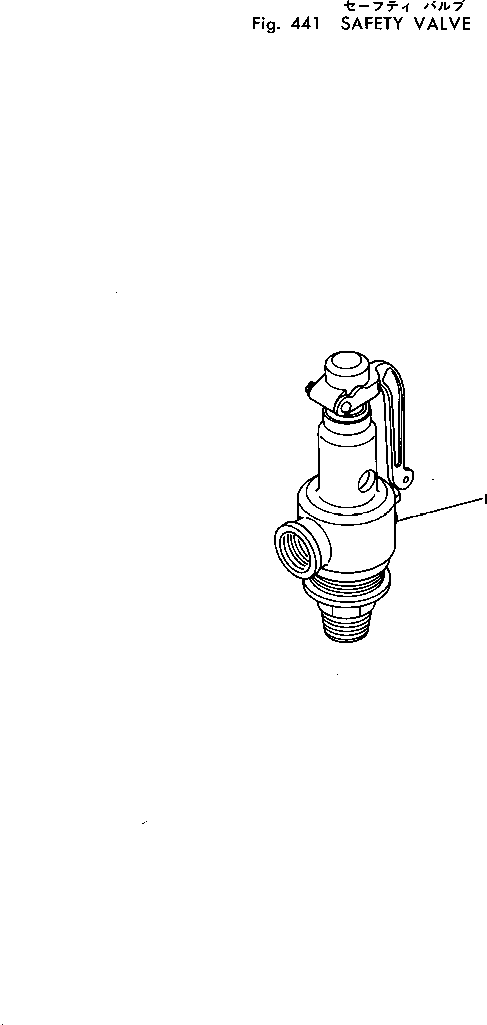 SAFETY VALVE ASS'Y M720020402700 KOMATSU