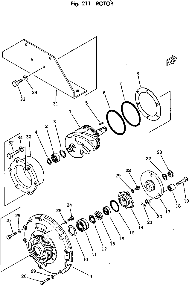 Подшипник M024102060400 KOMATSU