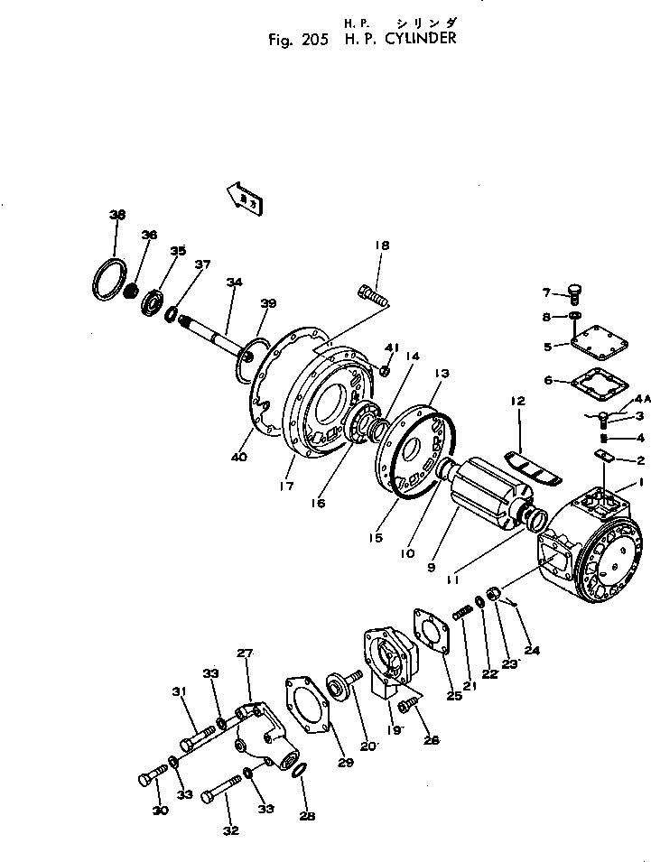 Стопорное кольцо M012601005009 KOMATSU