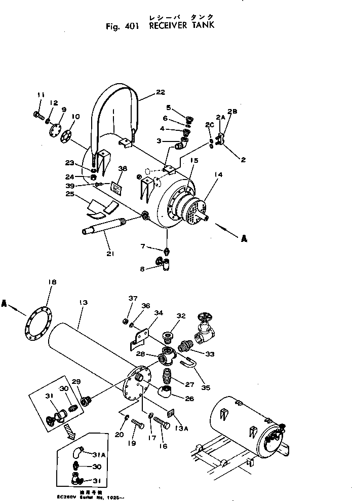Фильтрующий элемент M710230025360 KOMATSU