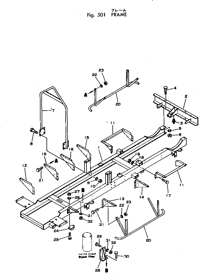BRACKET,BYPASS FILTER M710230142650 KOMATSU