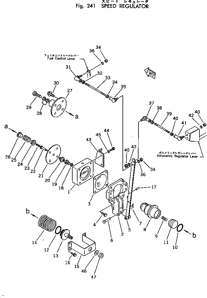 регулятор в сборе M721165200210 KOMATSU