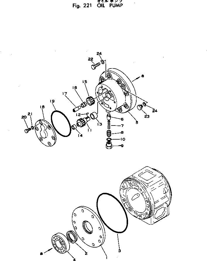 Корпус M710049003010 KOMATSU
