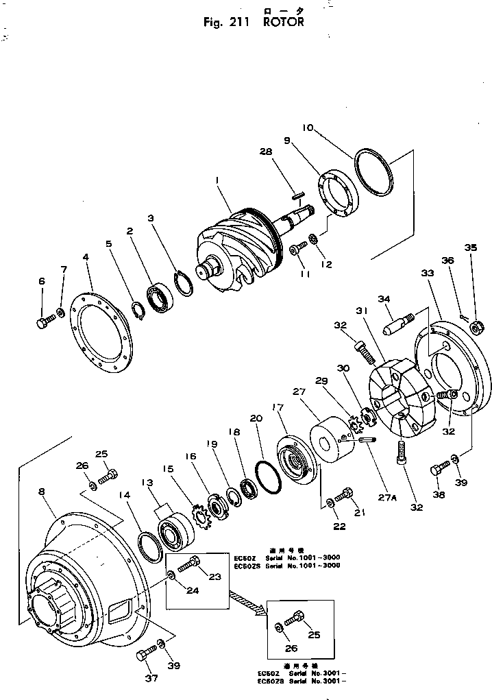 Корпус M711035610060 KOMATSU