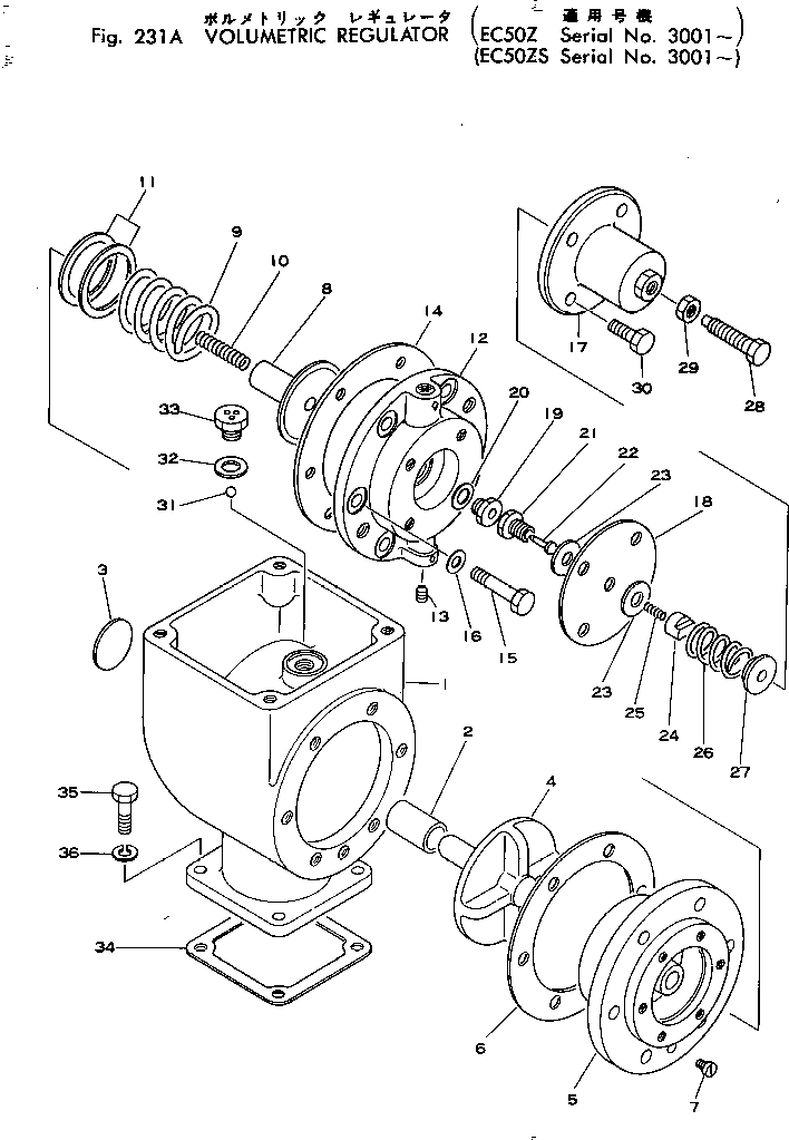 Корпус M711036220010 KOMATSU