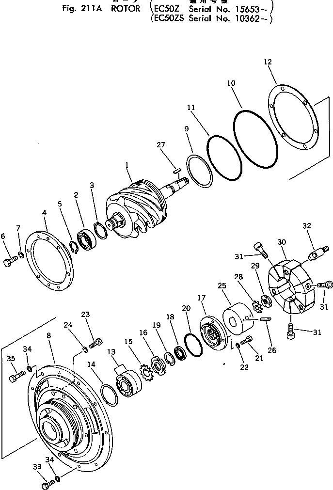 Крышка M711033310110 KOMATSU