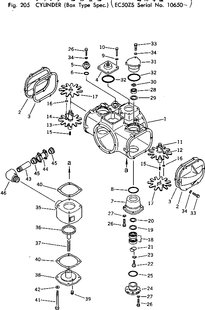 Компрессор в сборе M721038300010 KOMATSU